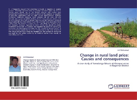 Change in rural land price: Causes and consequences: A case study of Sonadanga Mouza at Khanpur union in Bagerhat District