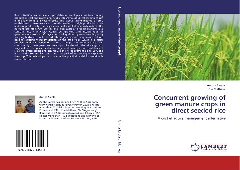 Concurrent growing of green manure crops in direct seeded rice: A cost effective management alternative