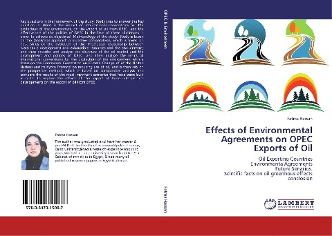 Effects of Environmental Agreements on OPEC Exports of Oil: Oil Exporting Countries  Environmenta Agreements  Future Senarios.  Scintific facts on oil greenhous effects  conclosion
