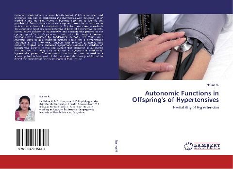 Autonomic Functions in Offsprings of Hypertensives: Heritability of Hypertension