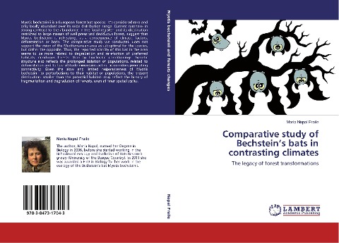 Comparative study of Bechsteins bats in contrasting climates: The legacy of forest transformations