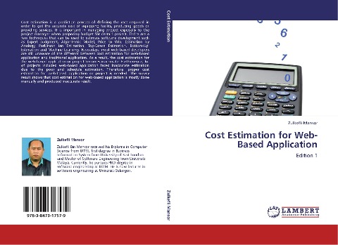Cost Estimation for Web-Based Application: Edition 1