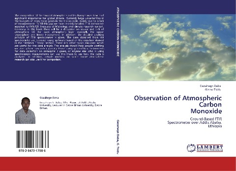 Observation of Atmospheric Carbon  Monoxide: Ground-Based FTIR  Spectrometer over Addis Ababa,  Ethiopia