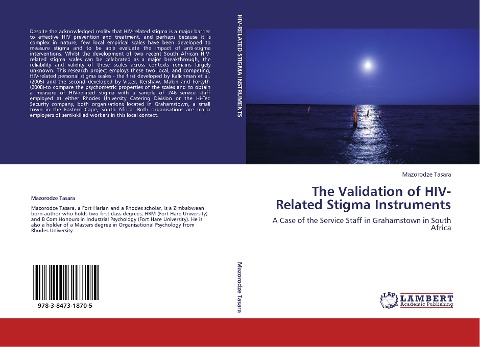 The Validation of HIV-Related Stigma Instruments: A Case of the Service Staff in Grahamstown in South Africa