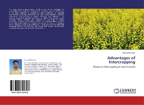 Advantages of Intercropping: (Study on Intercropping of some Cereals)