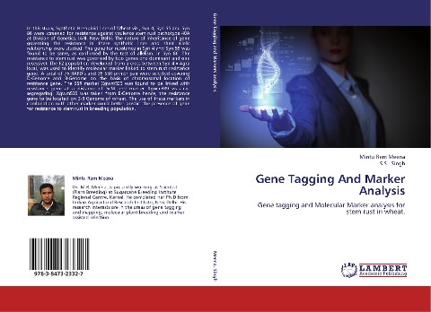 Gene Tagging And Marker Analysis: Gene tagging and Molecular Marker analysis for stem rust in wheat.