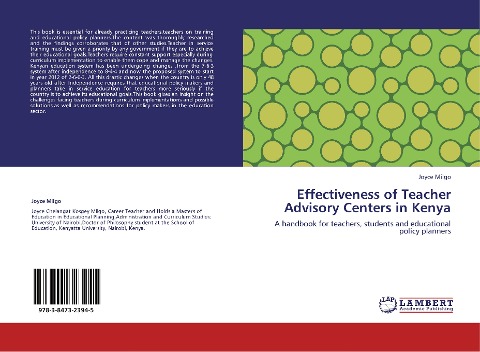 Effectiveness of Teacher Advisory Centers in Kenya: A handbook for teachers, students and educational policy planners