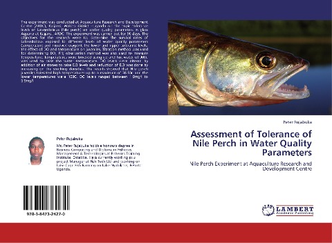 Assessment of Tolerance of Nile Perch in Water Quality Parameters: Nile Perch Experiment at Aquaculture Research and Development Centre