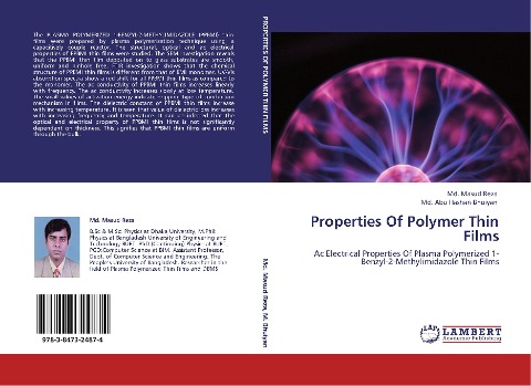 Properties Of Polymer Thin Films: Ac Electrical Properties Of Plasma Polymerized 1-Benzyl-2-Methylimidazole Thin Films