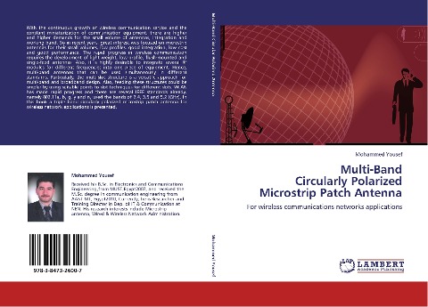Multi-Band  Circularly Polarized  Microstrip Patch Antenna: For wireless communications networks applications