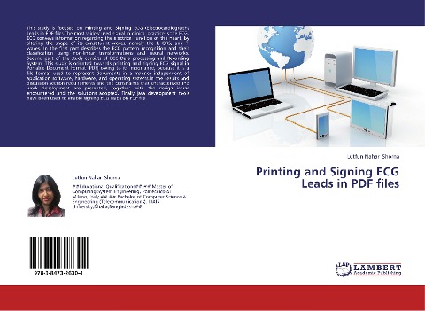 Printing and Signing ECG Leads in PDF files