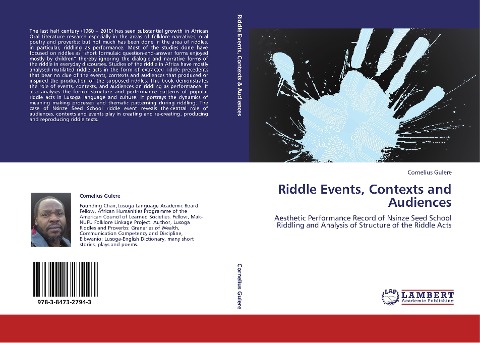 Riddle Events, Contexts and Audiences: Aesthetic Performance Record of Nsinze Seed School Riddling and Analysis of Structure of the Riddle Acts