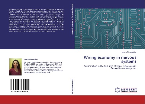 Wiring economy in nervous systems: Optimization in the first step of visual processing in Drosophila melanogaster