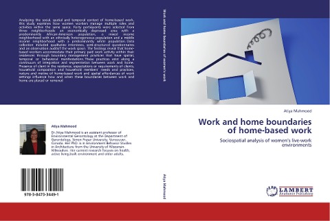 Work and home boundaries of home-based work: Sociospatial analysis of womens live-work environments