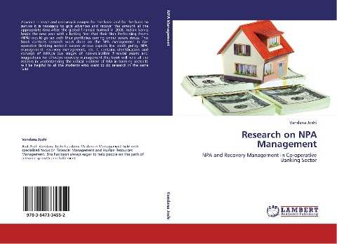 Research on NPA Management: NPA and Recovery Management in Co-operative Banking Sector