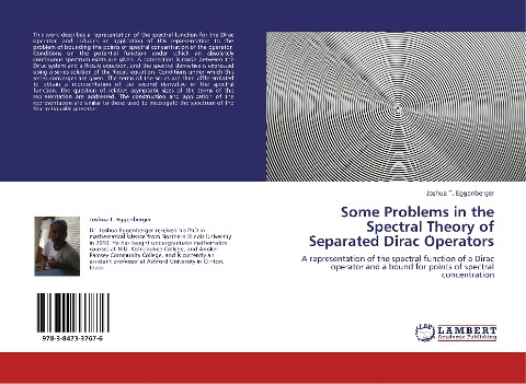 Some Problems in the Spectral Theory of Separated Dirac Operators: A representation of the spectral function of a Dirac operator and a bound for points of spectral concentration