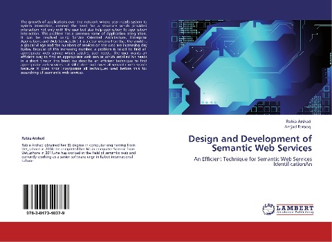Design and Development of Semantic Web Services: An Efficient Technique for Semantic Web Services  IdentificationAn
