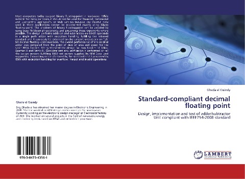 Standard-compliant decimal floating point: Design, implementation and test of adder/subtractor Unit compliant with IEEE754-2008 standard