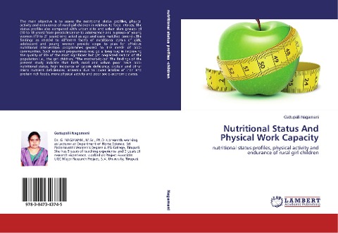 Nutritional Status And Physical Work Capacity: nutritional status profiles, physical activity and endurance of rural girl children