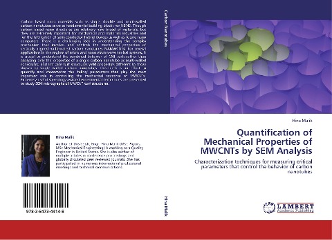 Quantification of Mechanical Properties of MWCNTs by SEM Analysis: Characterization techniques for measuring critical parameters that control the behavior of carbon nanotubes