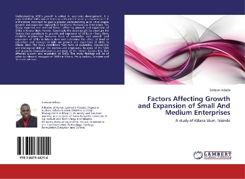 Factors Affecting Growth and Expansion of Small And Medium Enterprises: A study of Kibera Slum, Nairobi