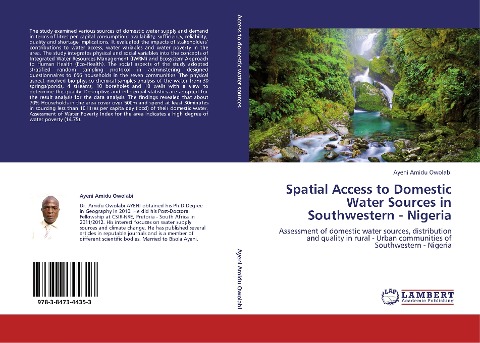 Spatial Access to Domestic Water Sources in Southwestern - Nigeria: Assessment of domestic water sources, distribution and quality in rural - Urban communities of Southwestern - Nigeria