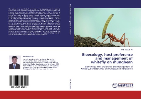 Bioecology, host preference and management of whitefly on mungbean: Bioecology, host preference and management of whitefly, Bemisia tabaci on mungbean in Bangladesh