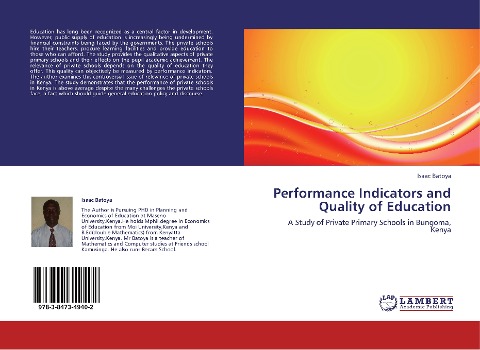 Performance Indicators and Quality of Education: A Study of Private Primary Schools in Bungoma, Kenya