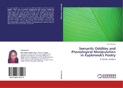 Semantic Oddities and Phonological Manipulation in Kapkirwoks Poetry: A stylistic analysis
