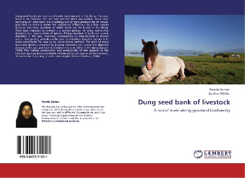 Dung seed bank of livestock: A role of maintaining grassland biodiversity