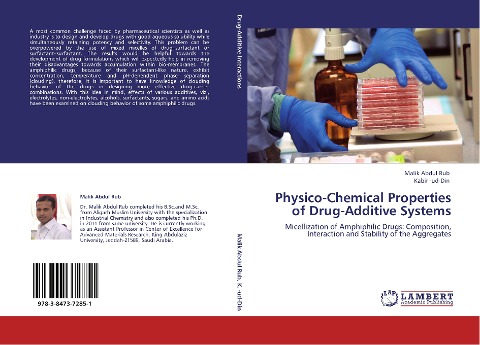 Physico-Chemical Properties of Drug-Additive Systems: Micellization of Amphiphilic Drugs: Composition, Interaction and Stability of the Aggregates
