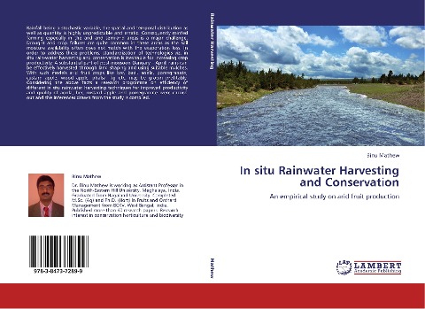 In situ Rainwater Harvesting and Conservation: An empirical study on arid fruit production