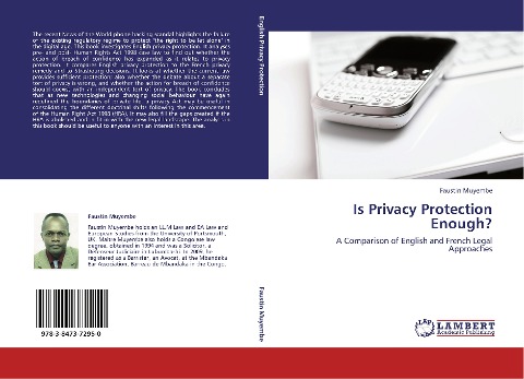 Is Privacy Protection Enough?: A Comparison of English and French Legal Approaches