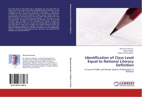 Identification of Class Level  Equal to National Literacy Definition: A Case of Public and Private System of Education in Pakistan