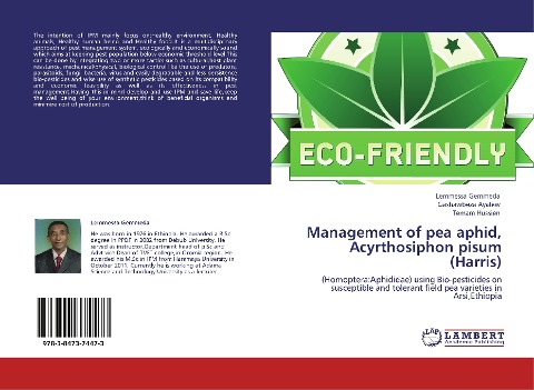 Management of pea aphid, Acyrthosiphon  pisum (Harris): (Homoptera:Aphididae) using Bio-pesticides on susceptible and tolerant field pea varieties in Arsi,Ethiopia