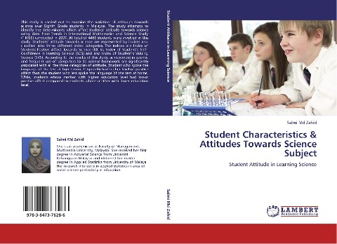 Student Characteristics & Attitudes Towards Science Subject: Student Attitude in Learning Science