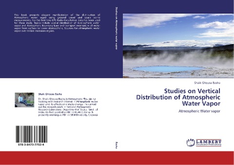 Studies on Vertical Distribution of Atmospheric Water     Vapor: Atmospheric Water vapor