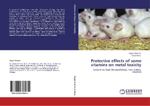 Protective effects of some vitamins on metal toxicity: Swiss mice, lead, histopathology, liver, kidney, vitamins