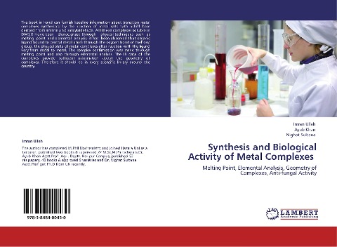 Synthesis and Biological Activity of Metal Complexes: Melting Point, Elemental Analysis, Geometry of Complexes, Anti-fungal Activity