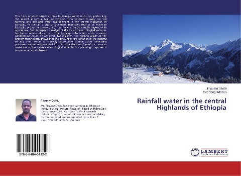 Rainfall water in the central Highlands of Ethiopia