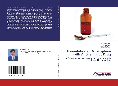 Formulation of Microsphere with Antihelmintic Drug: Different Techniques for Preparation of Microparticle with Anti Helmintic Drug