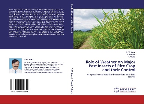 Role of Weather on Major Pest Insects of Rice Crop and their Control: Rice pest insects weather interactions and their control