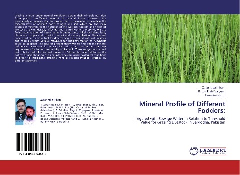 Mineral Profile of Different Fodders:: Irrigated with Sewage Water in Relation to Threshold Value for Grazing Livestock in Sargodha, Pakistan