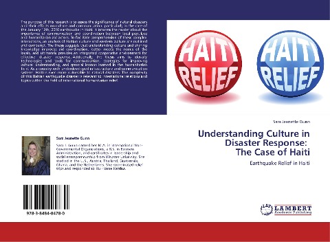 Understanding Culture in Disaster Response:   The Case of Haiti: Earthquake Relief in Haiti