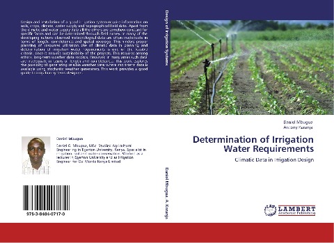Determination of Irrigation Water Requirements: Climatic Data in Irrigation Design