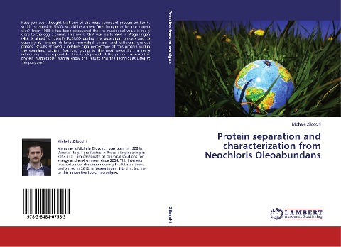 Protein separation and characterization from Neochloris Oleoabundans