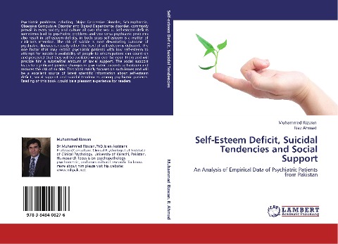 Self-Esteem Deficit, Suicidal Tendencies and Social Support: An Analysis of Empirical Data of Psychiatric Patients from Pakistan