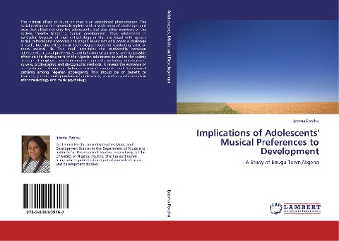 Implications of Adolescents Musical Preferences to Development: A Study of Enugu Town,Nigeria