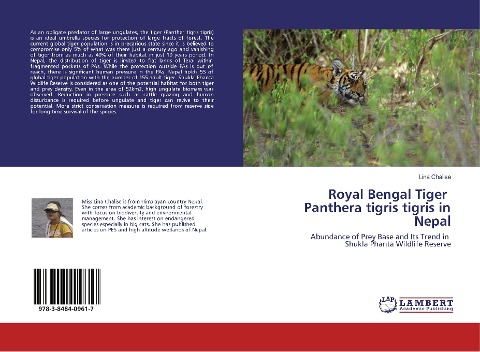 Royal Bengal Tiger Panthera tigris tigris in Nepal: Abundance of Prey Base and Its Trend in Shukla Phanta Wildlife Reserve