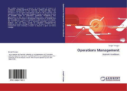 Operations Management: Student Handbook